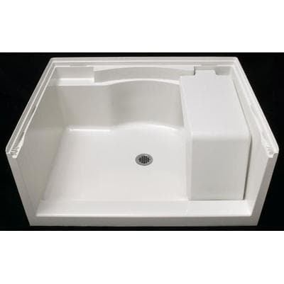 Sterling Plumbing Accord 48-1/4'' X 36'' Seated Shower Base - White by Sterling Plumbing