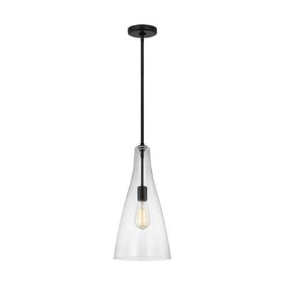 Visual Comfort Studio Collection Arilda One Light Pendant - Midnight Black by Visual Comfort Studio Collection