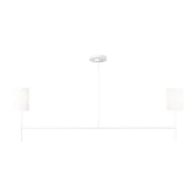 Visual Comfort Studio Collection Key Medium Linear Chandelier - Matte White
