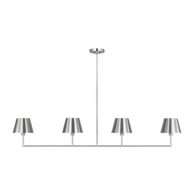 Visual Comfort Studio Collection Ender Large Linear Chandelier - Brushed Nickel by Visual Comfort Studio Collection