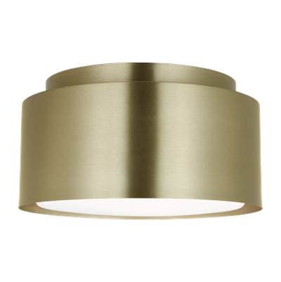 Visual Comfort Studio Collection Dartmore Small Flush Mount - Satin Brass