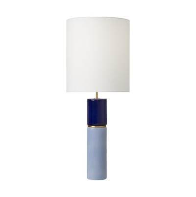 Visual Comfort Studio Collection Cade Large Table Lamp Polar Blue Bulbs Inc