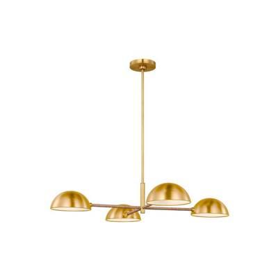 Balleroy Large Chandelier Burnished Brass by Visual Comfort Studio Collection