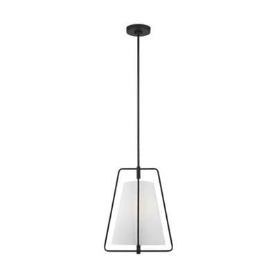 Visual Comfort Studio Collection Allis One Light Pendant Midnight Black Bulbs Included - Midnight...