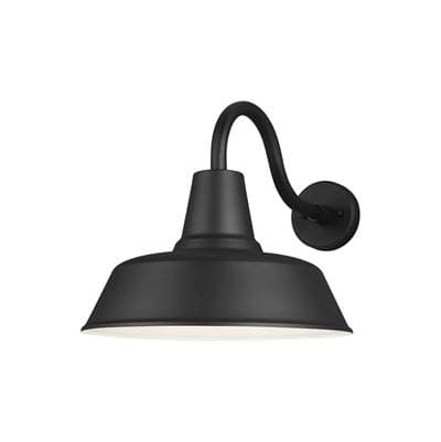 Visual Comfort Studio Collection Barn Light Extra Large One Light Outdoor Wall Lantern Black...
