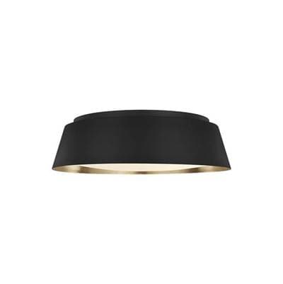 Visual Comfort Studio Collection Asher Large Flush Mount - Midnight Black