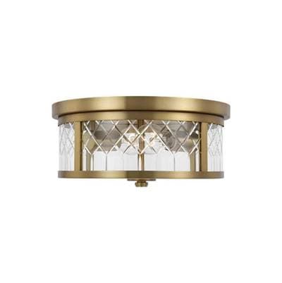 Visual Comfort Studio Collection Alec Flush Mount - Burnished Brass