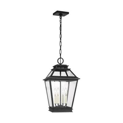 Visual Comfort Studio Collection Falmouth Hanging Lantern - Dark Weathered Zinc