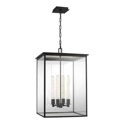 Visual Comfort Studio Collection Freeport Large Outdoor Pendant - Heritage Copper