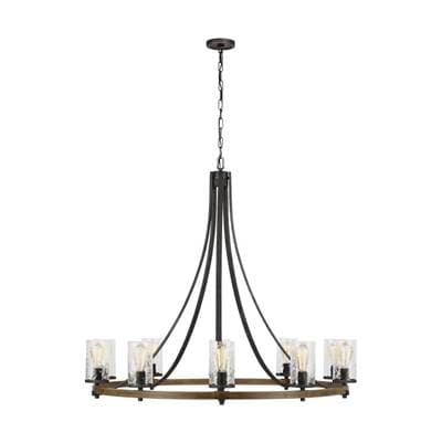 Visual Comfort Studio Collection Angelo Large Chandelier Distressed Weathered Oak / Slate Grey... by Visual Comfort Studio Collection
