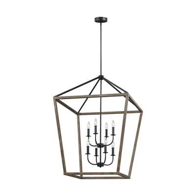 Visual Comfort Studio Collection Gannet Extra Large Chandelier Weathered Oak Wood / Antique... by Visual Comfort Studio Collection