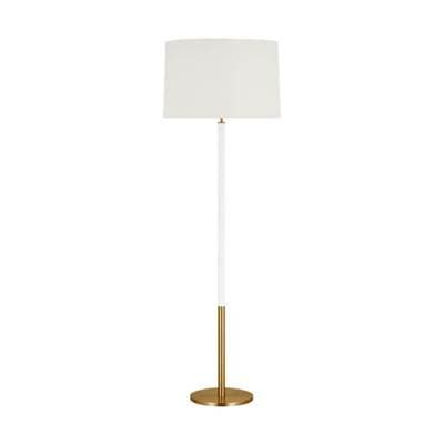 Visual Comfort Studio Collection Monroe Large Floor Lamp - Burnished Brass by Visual Comfort Studio Collection