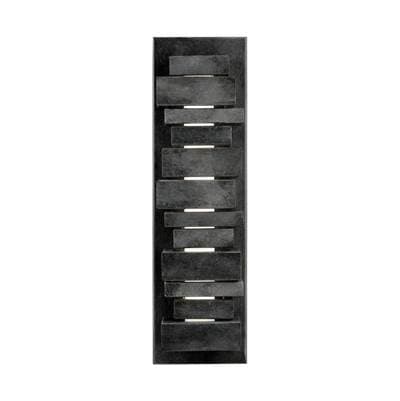 Visual Comfort Studio Collection Ledgend Small LED Outdoor Sconce Dark Weathered Zinc Bulbs...