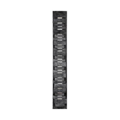 Visual Comfort Studio Collection Ledgend Large LED Outdoor Sconce Dark Weathered Zinc Bulbs...
