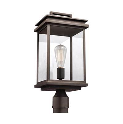 Visual Comfort Studio Collection Glenview Post Lantern - Antique Bronze by Visual Comfort Studio Collection
