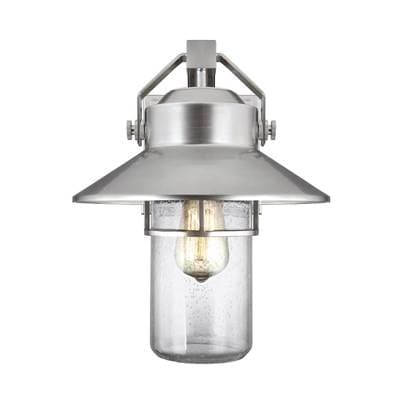 Visual Comfort Studio Collection Boynton Medium Lantern - Painted Brushed Steel