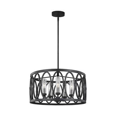 Visual Comfort Studio Collection Patrice Chandelier - Dark Weathered Zinc by Visual Comfort Studio Collection