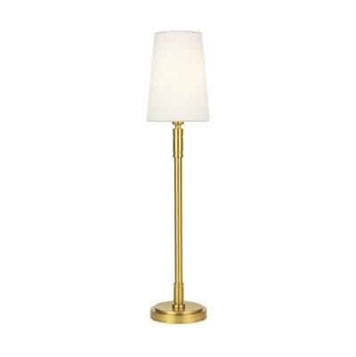 Visual Comfort Studio Collection Beckham Classic Buffet Lamp in Burnished Brass Bulbs Inc -...
