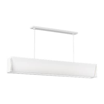 Visual Comfort Studio Collection Velero Large Linear Chandelier Soft Linen Bulbs Inc