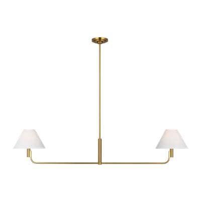 Visual Comfort Studio Collection Colfax Medium Linear Chandelier - Burnished Brass by Visual Comfort Studio Collection