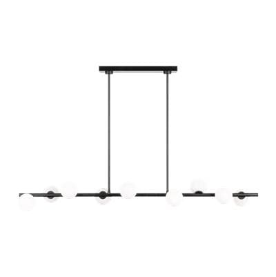 Visual Comfort Studio Collection Altair Large Linear Chandelier - Aged Iron