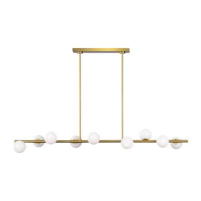 Visual Comfort Studio Collection Altair Large Linear Chandelier - Burnished Brass
