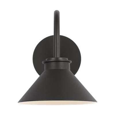 Visual Comfort Studio Collection Modern Barn Light Small Wall Lantern Textured Black Bulbs Inc -...