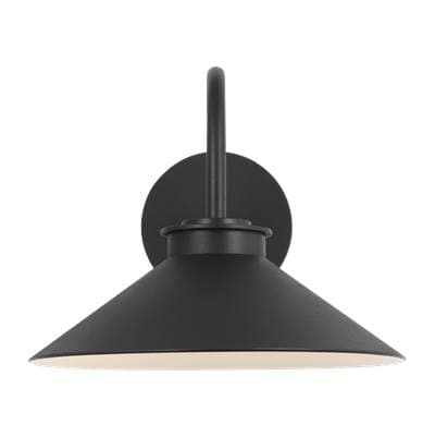 Visual Comfort Studio Collection Modern Barn Light Medium Wall Lantern Textured Black Bulbs Inc -...