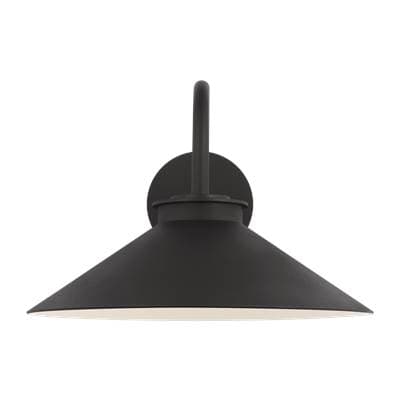 Visual Comfort Studio Collection Modern Barn Light Large Wall Lantern Textured Black Bulbs Inc -...