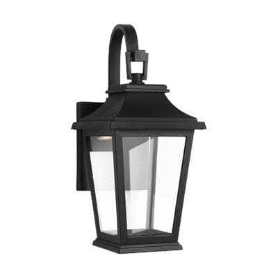 Visual Comfort Studio Collection Warren Mini Lantern Textured Black Bulbs Inc