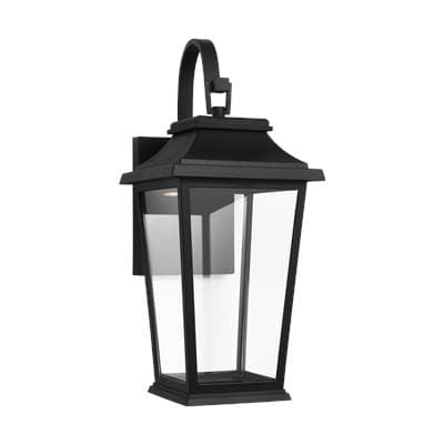 Visual Comfort Studio Collection Warren Small Lantern Textured Black Bulbs Inc