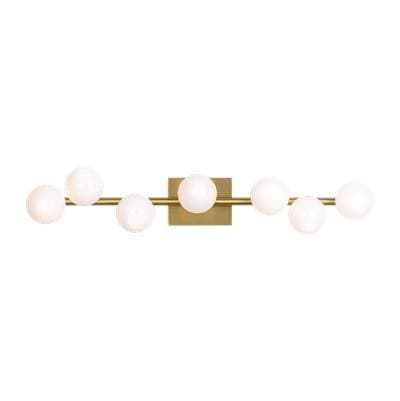 Visual Comfort Studio Collection Altair 7 - Light Vanity - Burnished Brass