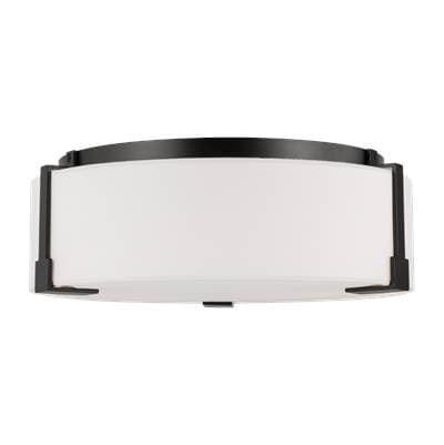 Visual Comfort Studio Collection Bergen Medium Flush Mount - Aged Iron
