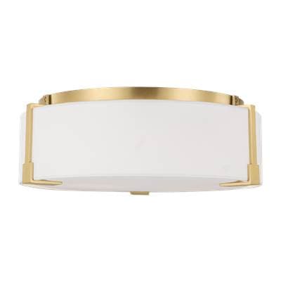 Visual Comfort Studio Collection Bergen Medium Flush Mount - Burnished Brass