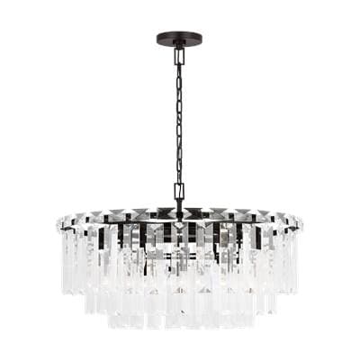 Visual Comfort Studio Collection Arden Large Chandelier - Aged Iron