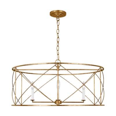 Visual Comfort Studio Collection Beatrix Extra Large Lantern - Antique Gild