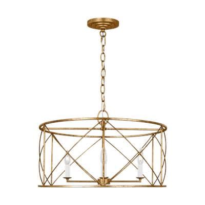 Visual Comfort Studio Collection Beatrix Large Lantern - Antique Gild