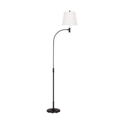 Visual Comfort Studio Collection Belmont Extra Large Task Floor Lamp Aged Iron Bulbs Inc by Visual Comfort Studio Collection