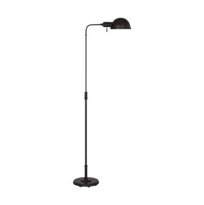 Belmont Large Task Floor Lamp Aged Iron Bulbs Inc