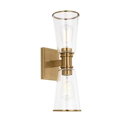 Visual Comfort Studio Collection Alessa 2 - Light Linear Vanity - Burnished Brass by Visual Comfort Studio Collection