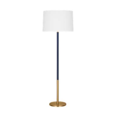 Visual Comfort Studio Collection Monroe Large Floor Lamp - Burnished Brass