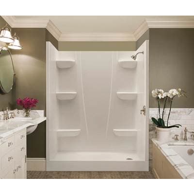 Swan Vp6030csal/r 60 X 30 Veriteke Pro Alcove Right Hand Drain Four Piece Shower - White