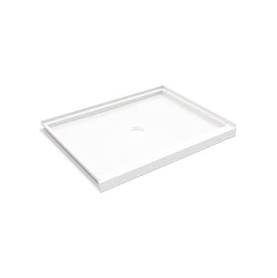 Swan R-3850 ANSI B Veritek Alcove Shower Base with Center Drain - White