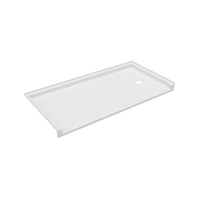 Swan Fbf-3060lm/rm 30 X 60 Veritek Alcove Shower Pan with Right Hand Drain - White by Swan