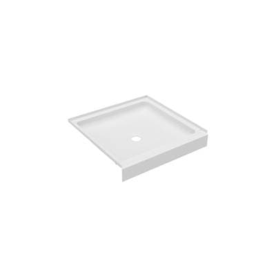 Swan R-3232 32 X 32 Veritek Alcove Shower Pan with Center Drain - White