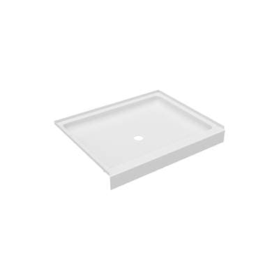 Swan R-3442 34 X 42 Veritek Alcove Shower Pan with Center Drain - White