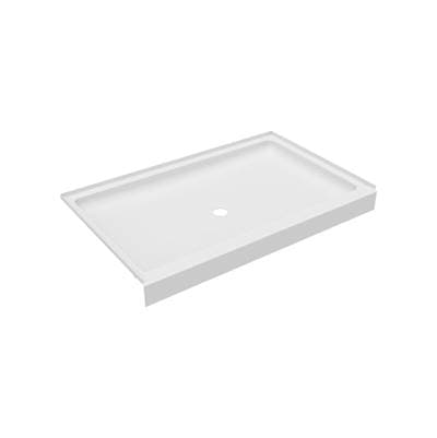 Swan R-3454 34 X 54 Veritek Alcove Shower Pan with Center Drain - White by Swan