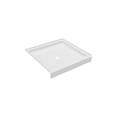 Swan R-3636 36 X 36 Veritek Alcove Shower Pan with Center Drain - White
