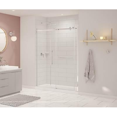 MSMK84-3662 36 x 62 x 84 Swanstone Modern Subway Tile Glue up Shower Wall Kit in Birch by Swan