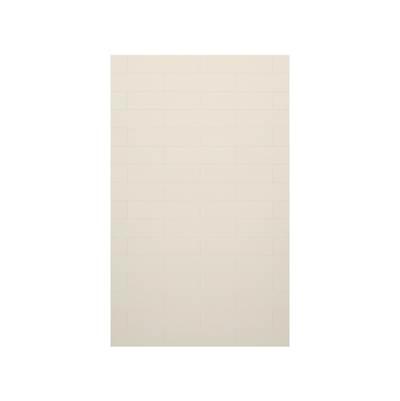 MSMK-7230-1 30 x 72 Swanstone Modern Subway Tile Glue up Bathtub and Shower Single Wall Panel in Bisque by Swan
